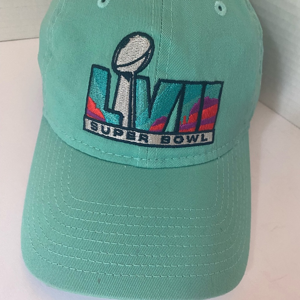 MENS KANSAS CITY CHIEFS SUPER BOWL CAP WINNER LVII 2023 AQUA & ORANGE PURPLE - Picture 8 of 8